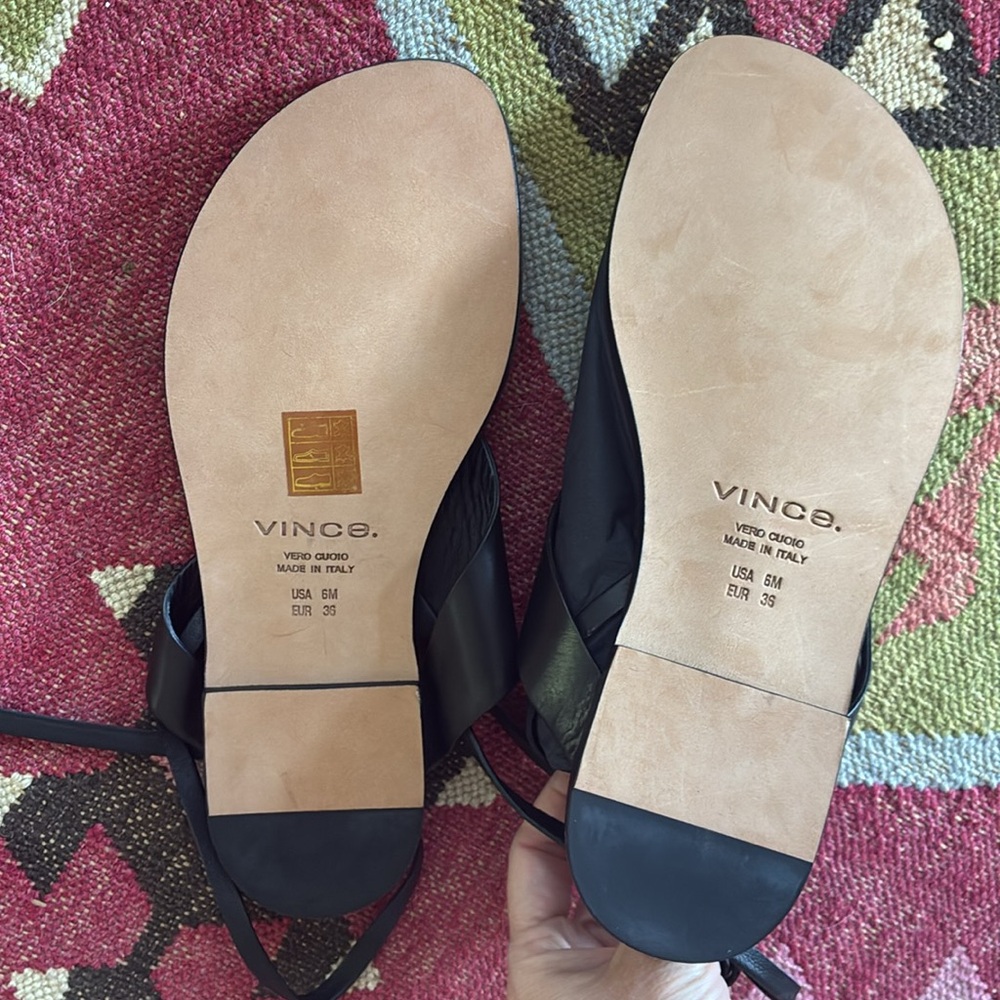 Vince ankle strap sandals, size 6, new without tags - Picture 4 of 5